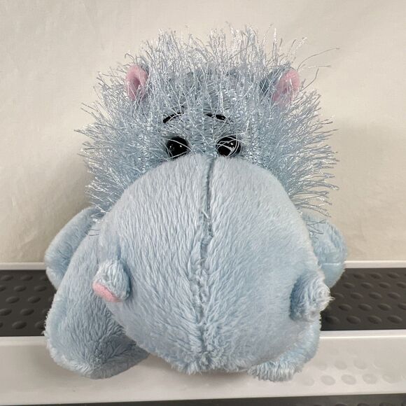 Ganz Webkinz - HM009 - Blue Hippo Plush - Beanbag - No Code - Picture 1 of 7